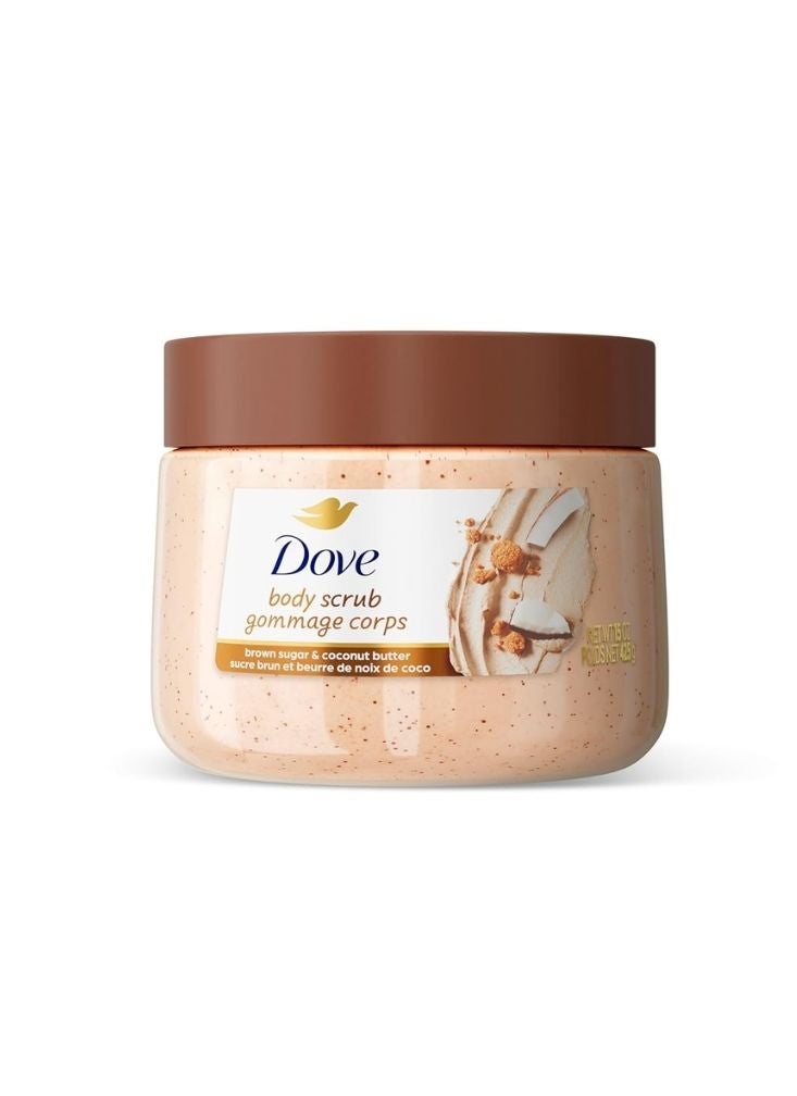 Dove Brown Sugar & Coconut Butter Body Scrub – Deep Nourishing Exfoliator for Smooth, Supple & Radiant Skin - Image 1